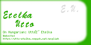 etelka utto business card